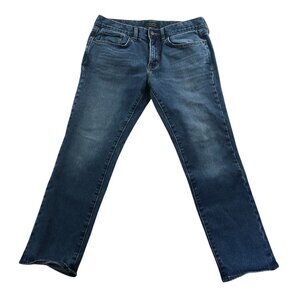 Banana Republic Mens Premium Performance Jeans 32x30 Blue Straight Fit Denim
